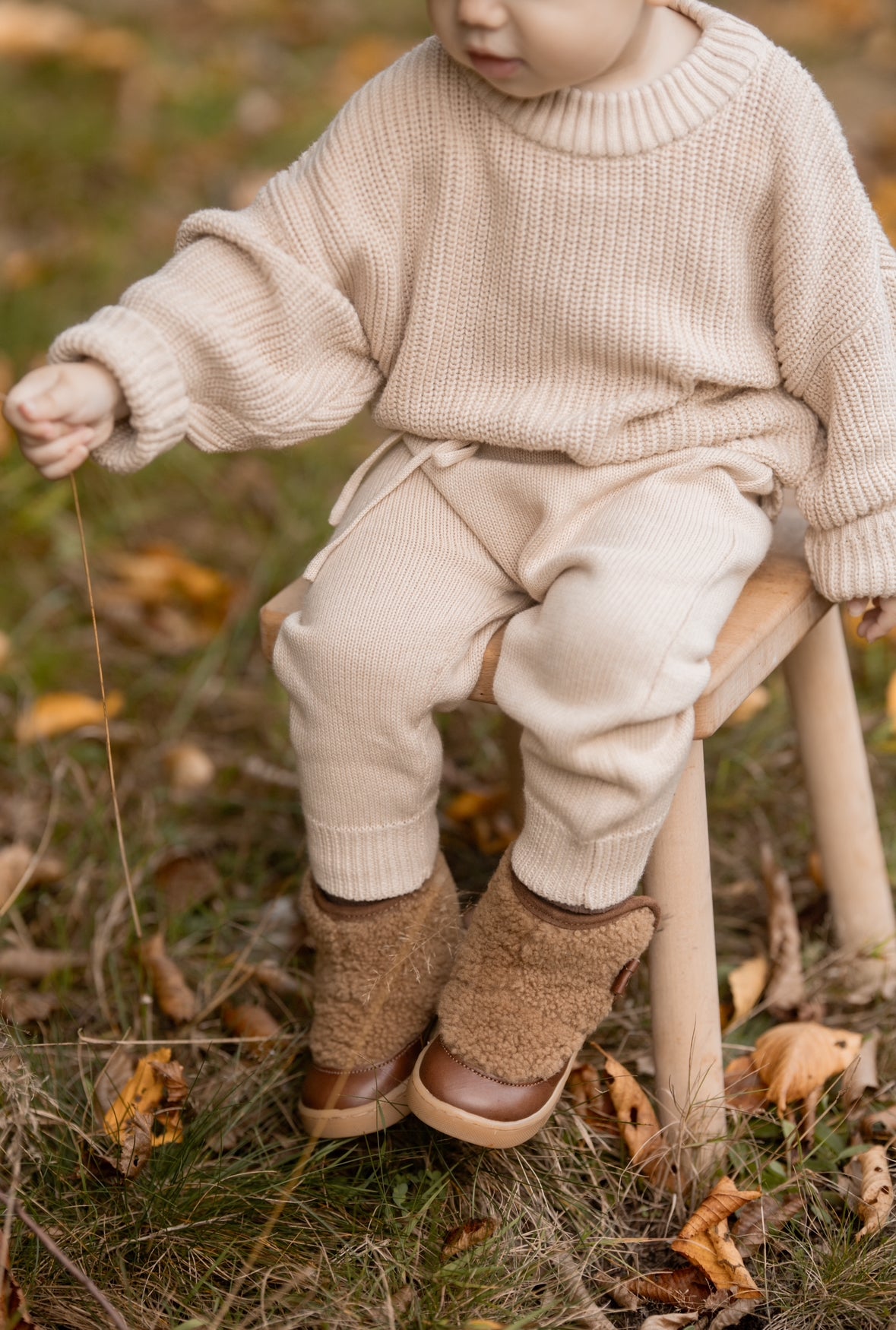 Knit jumper sandy