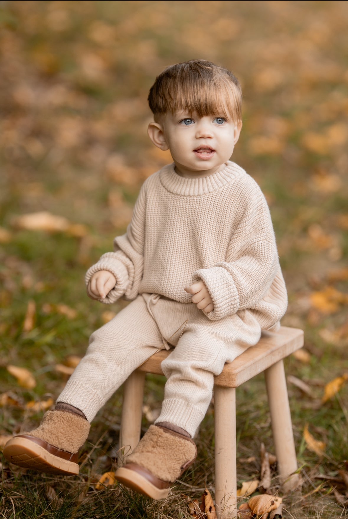 Knit jumper sandy